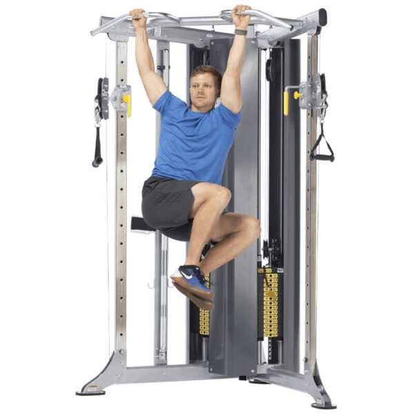 Dual Adjustable Pulley & Functional Trainer Gym Machine,.,