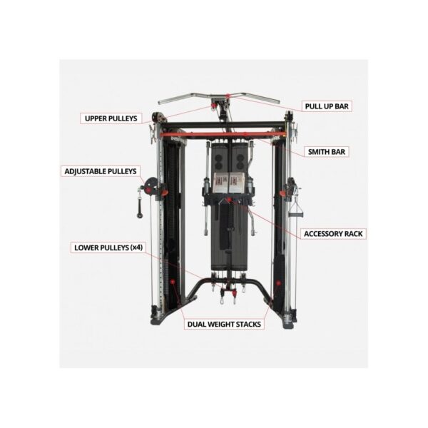 FT2 Functional Trainer (Light Commercial) Gym Machine - Image 4