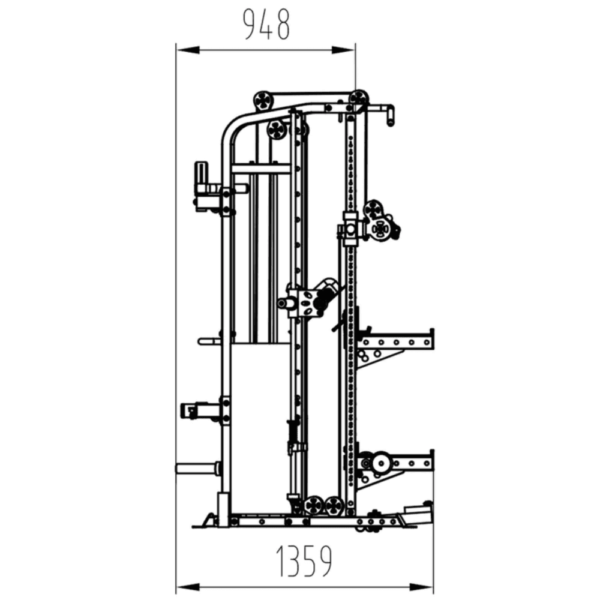 Pro Series Rack System Light Gym Machine - Image 3